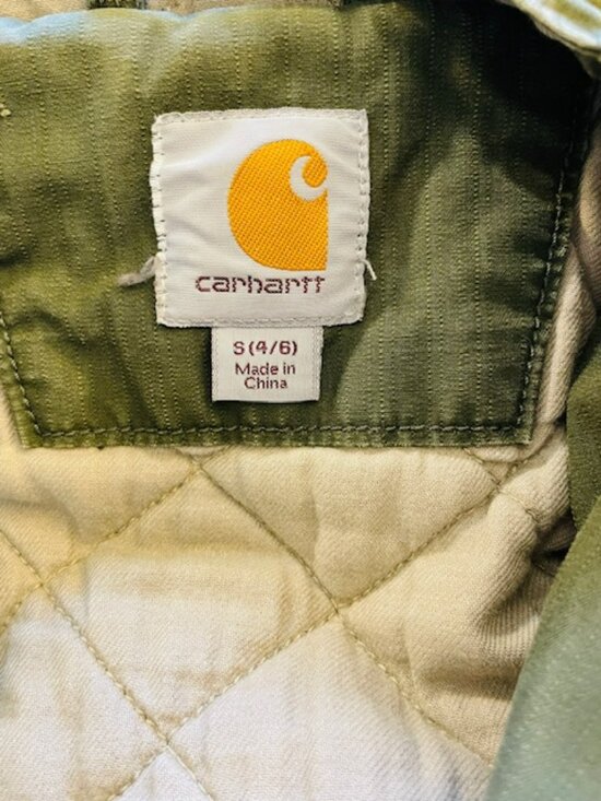 Carhartt Womens Gallatin Utility Jacket Quilt Lined Zip Front Hood 100667 Small - Picture 6 of 9